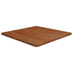 Dessus de table carré Marron foncé80x80x2,5cm Bois chêne traité 548190548190