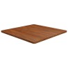 Dessus de table carré Marron foncé80x80x2,5cm Bois chêne traité 548190548190