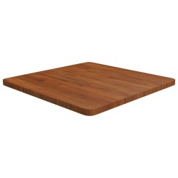 Dessus de table carré Marron foncé60x60x2,5cm Bois chêne traité 548192548192