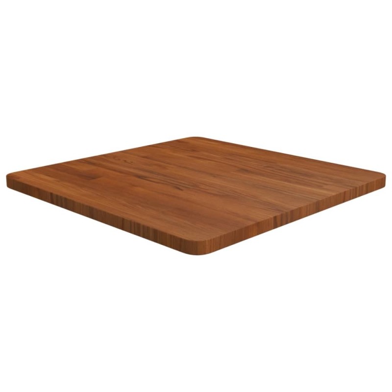 Dessus de table carré Marron foncé60x60x2,5cm Bois chêne traité 548192548192