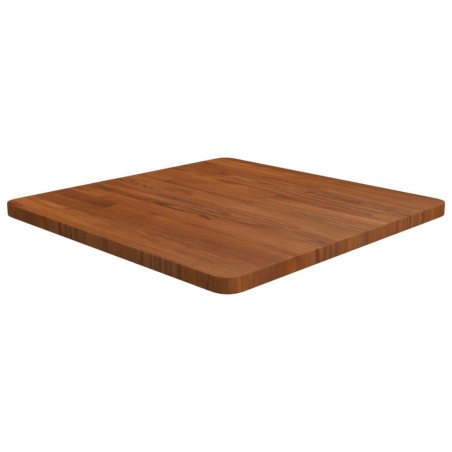 Dessus de table carré Marron foncé60x60x2,5cm Bois chêne traité 548192548192