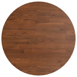 Dessus de table rond Marron foncé Ø40x1,5cm Chêne massif traité 548201548201