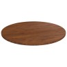 Dessus de table rond Marron foncé Ø50x1,5cm Chêne massif traité 548202548202