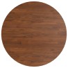 Dessus de table rond Marron foncé Ø50x1,5cm Chêne massif traité 548202548202