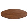 Dessus de table rond Marron foncé Ø60x1,5cm Chêne massif traité 548203548203
