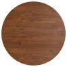 Dessus de table rond Marron foncé Ø60x1,5cm Chêne massif traité 548203548203
