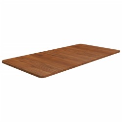 Comptoir de salle de bain Marron foncé 100x50x1,5cm Bois traité 548204548204