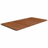 Comptoir de salle de bain Marron foncé 100x50x1,5cm Bois traité 548204548204