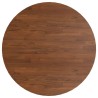 Dessus de table rond Marron foncé Ø80x1,5cm Chêne massif traité 548208548208