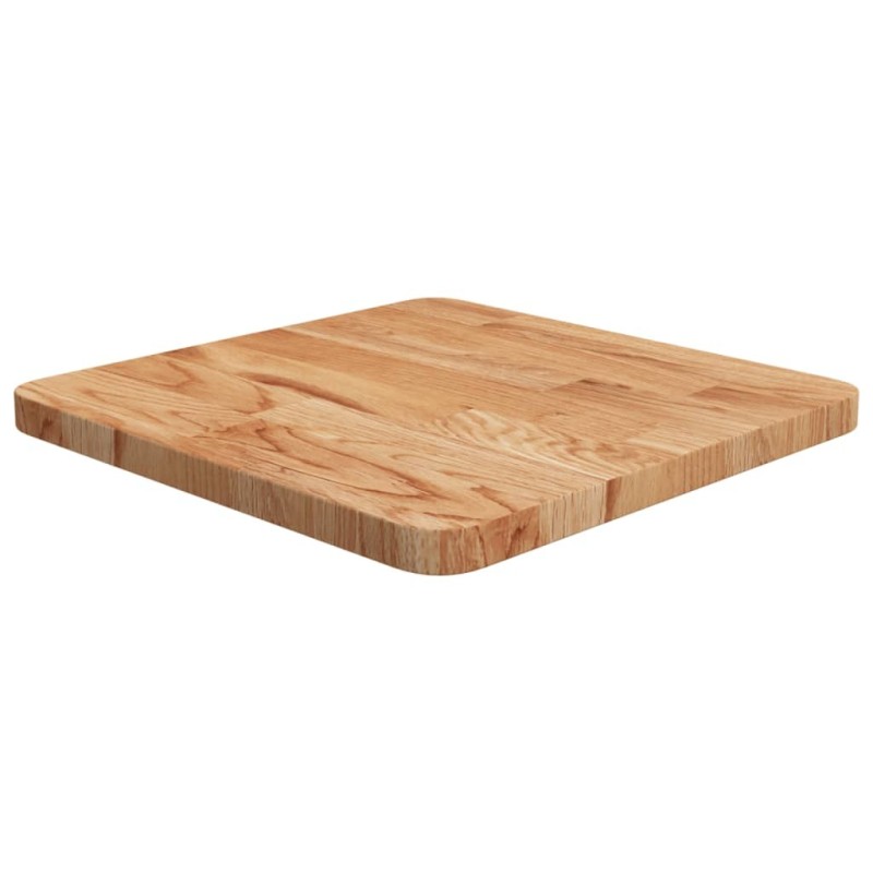 Dessus de table carré Marron clair40x40x2,5cm Bois chêne traité 548209548209