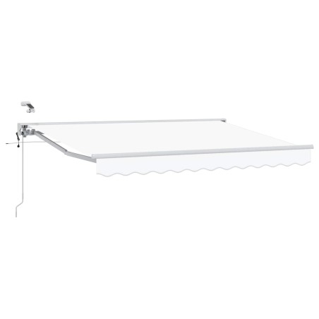 Auvent rétractable électrique Blanc 3 x 2,5 m 548222548222
