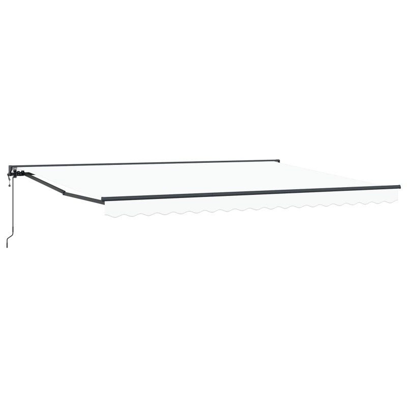 Auvent rétractable électrique Blanc 4 x 2 m 548231548231