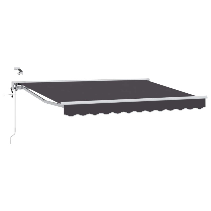 Auvent rétractable électrique Anthracite 2,5 x 2 m 548233548233