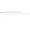 Auvent rétractable électrique Anthracite et blanc 4 × 3 m 548252548252