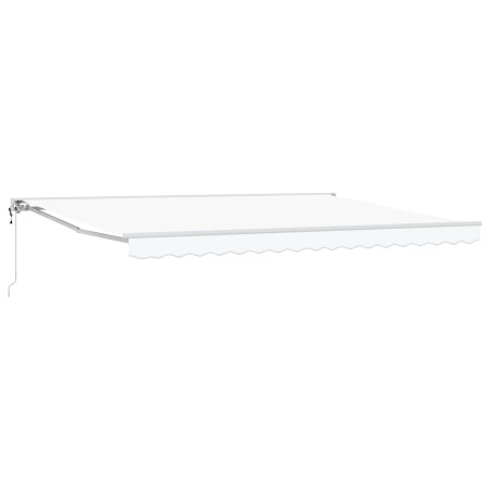 Auvent rétractable électrique Blanc 4 × 3 m 548258548258