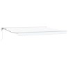 Auvent rétractable électrique Blanc 4 × 3 m 548258548258