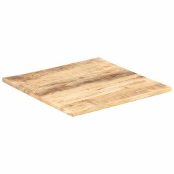 Dessus de table Bois de manguier solide 25-27 mm 70x70 cm 548271548271