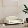 Lit pour chien crème 70x45x30 cm similicuir 548311548311