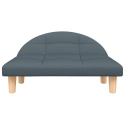 Lit pour chien gris foncé 70x52x30 cm tissu 548314548314