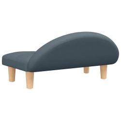 Lit pour chien gris foncé 70x52x30 cm tissu 548314548314