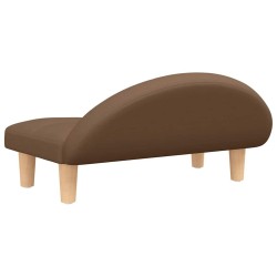 Lit pour chien marron 70x52x30 cm tissu 548316548316