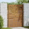 Portail de jardin 100x150 cm en acier Corten, design carré 548330548330