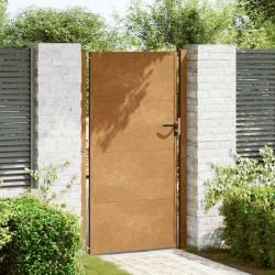 Portail de jardin 100x175 cm en acier Corten 548332548332