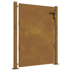Portail de jardin 100x150 cm en acier Corten 548337548337
