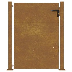 Portail de jardin 100x150 cm en acier Corten 548337548337