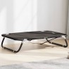 Lit pour chien pliable anthracite tissu Oxford et acier 548347548347