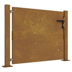 Portail de jardin 100x75 cm en acier Corten 548351548351