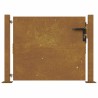 Portail de jardin 100x75 cm en acier Corten 548351548351