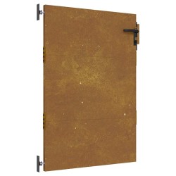 Portail de jardin 85x125 cm acier corten 548353548353