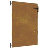 Portail de jardin 85x125 cm acier corten 548353548353