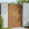 Portail de jardin 85x125 cm acier corten 548353548353