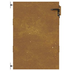 Portail de jardin 85x125 cm acier corten 548353548353