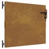 Portail de jardin 85x125 cm acier corten 548354548354