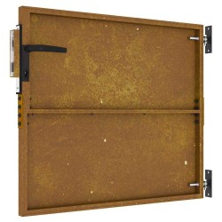 Portail de jardin 85x125 cm acier corten 548354548354