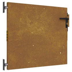 Portail de jardin 85x75 cm acier corten 548355548355
