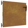 Portail de jardin 85x75 cm acier corten 548355548355