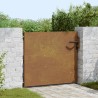 Portail de jardin 85x75 cm acier corten 548355548355