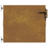 Portail de jardin 85x75 cm acier corten 548355548355