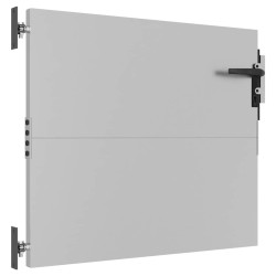 Portail de jardin 85x75 cm acier corten 548355548355