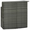 Ensemble de bar de jardin avec coussins 5 pcs Gris 548360548360
