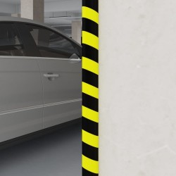 Protecteur d'angle Jaune et noir 4x3x100 cm PU 548365548365