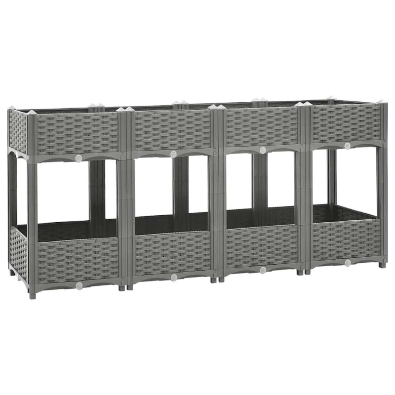 Lit surélevé 160x40x71 cm Polypropylène 548375548375