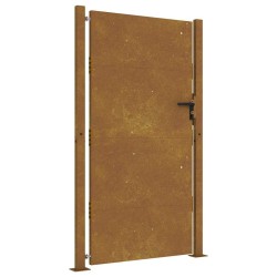 Portail de jardin 100x175 cm en acier Corten 548378548378