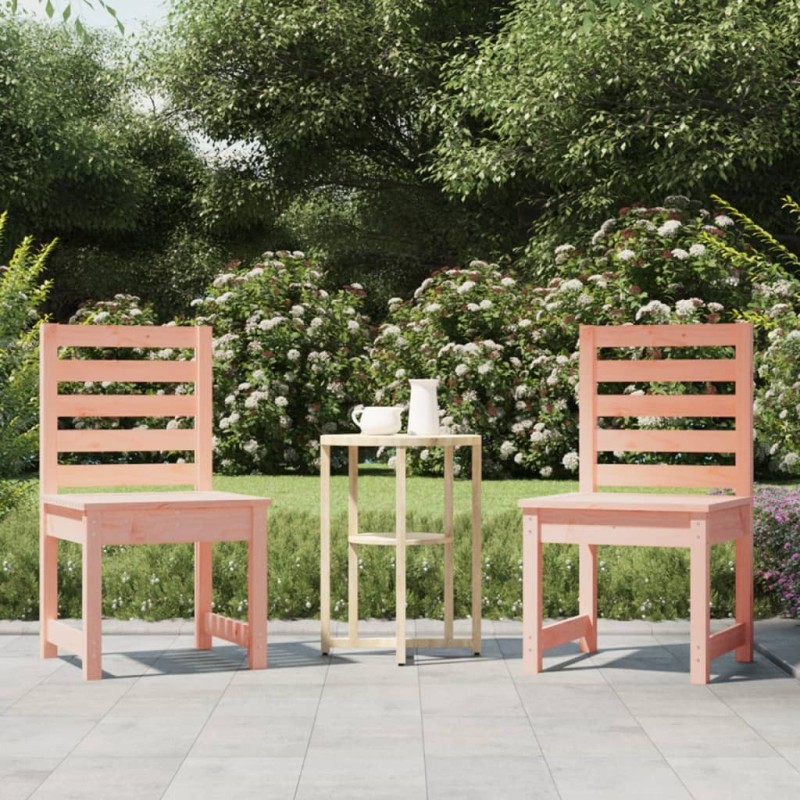 Chaises de jardin lot de 2 50x48x91,5 cm bois massif de douglas 548399548399