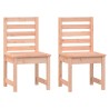 Chaises de jardin lot de 2 50x48x91,5 cm bois massif de douglas 548399548399