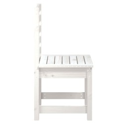 Chaises de jardin lot de 2 blanc 50x48x91,5 cm bois massif pin 548409548409